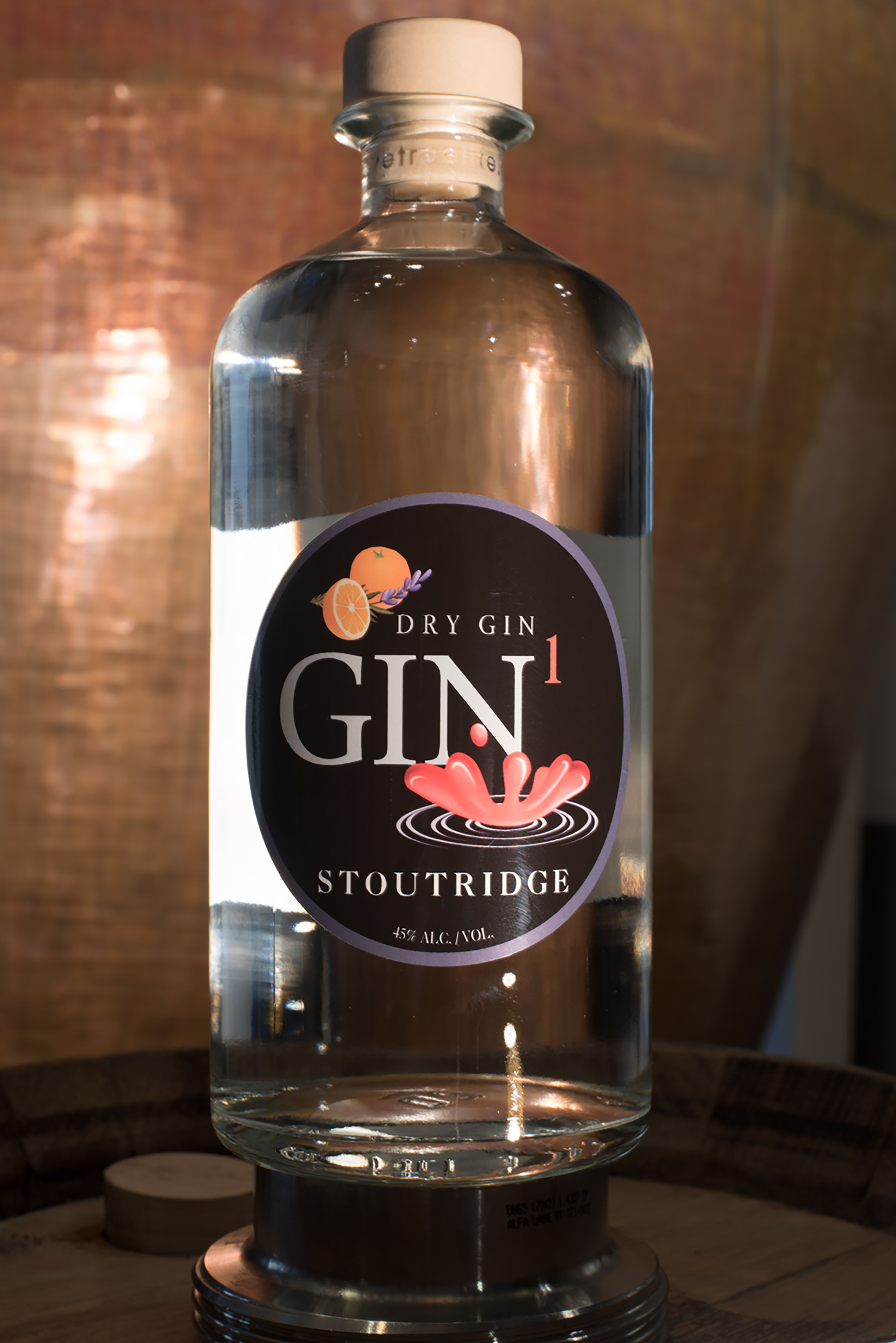 Stoutridge Gin1 Gin Bottle